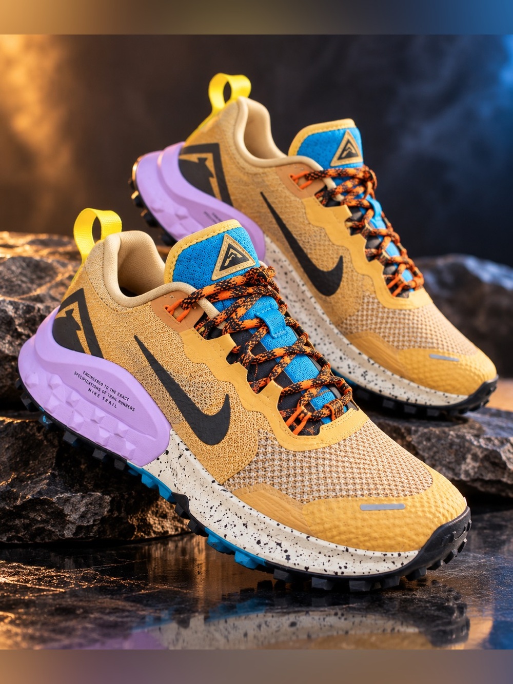 Wildhorse 7 Trail Running Shoes Womens 6 Wheat Laser Blue Nike DV2191-700